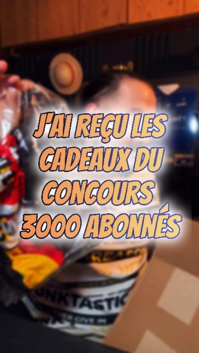 Réception colis concours 3000 abonnés ! #Exclu #Colis #Concours #Handball