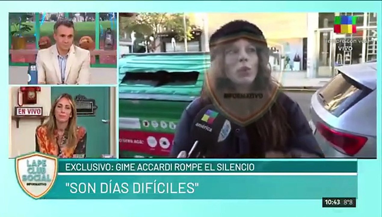 Gimena Accardi se refirió por primera vez a la ruptura