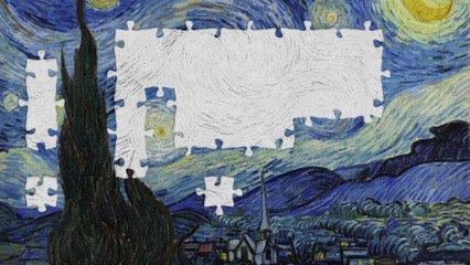 Solving Van Gogh’s Masterpiece | Starry Night Puzzle ASMR Relaxation