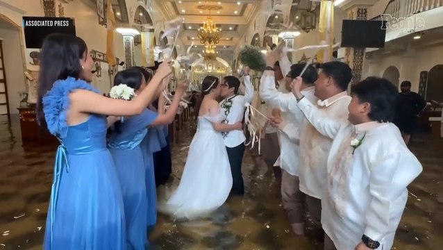 Filipino Couple Marries in Flooded Church amid Typhoon in 'Extraordinary' Wedding: 'Love Prevailed'