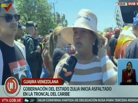 Zulia | Gobierno regional inicia trabajos rehabilitación en la Troncal del Caribe