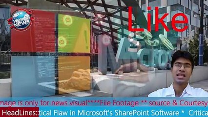Critical Flaw in Microsoft's SharePoint Software, Thousands of Servers at Risk MHM NEWS