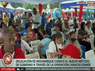 Delegación de Mozambique reconoce método de gobierno implementado en la Operación Caracas Sonríe