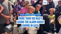 More than 100 organisations sound the alarm about imminent famine in Gaza