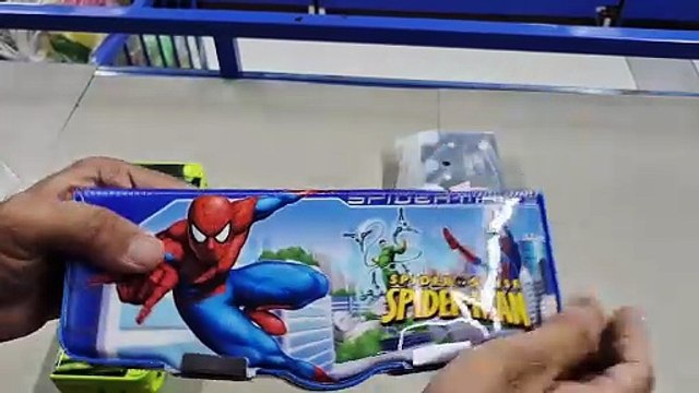 Unboxing and Review of Multifunction Pop up Pencil Case, Kawaii Cute Cartoon Pencil Box with Scissors Ruler, Pencil, Eraser and Pencil Sharpener