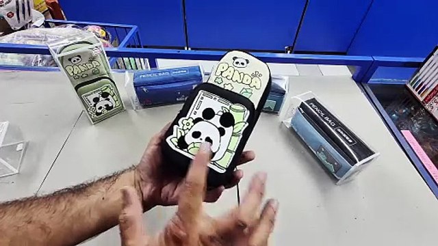 Unboxing and Review of Pencil case pencil case simple Korean large capacity canvas boys and girls junior high school student pencil case prize student pencil pouch