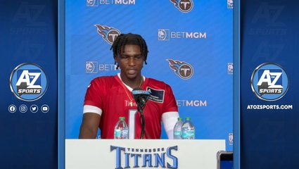 Titanas QB Cam Ward talks timing and footwork, Calvin Ridley connection, and offseason work with teammates