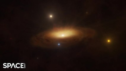 Massive Black Hole Has 'Awakened' In Galaxy SDSS1335+0728