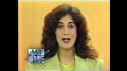 Chamada da volta do Intercine com apresentação da atriz Lúcia Veríssimo (05-08-1996)