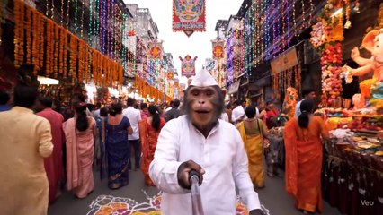 Monkey Vlog Ai Viral Short In World