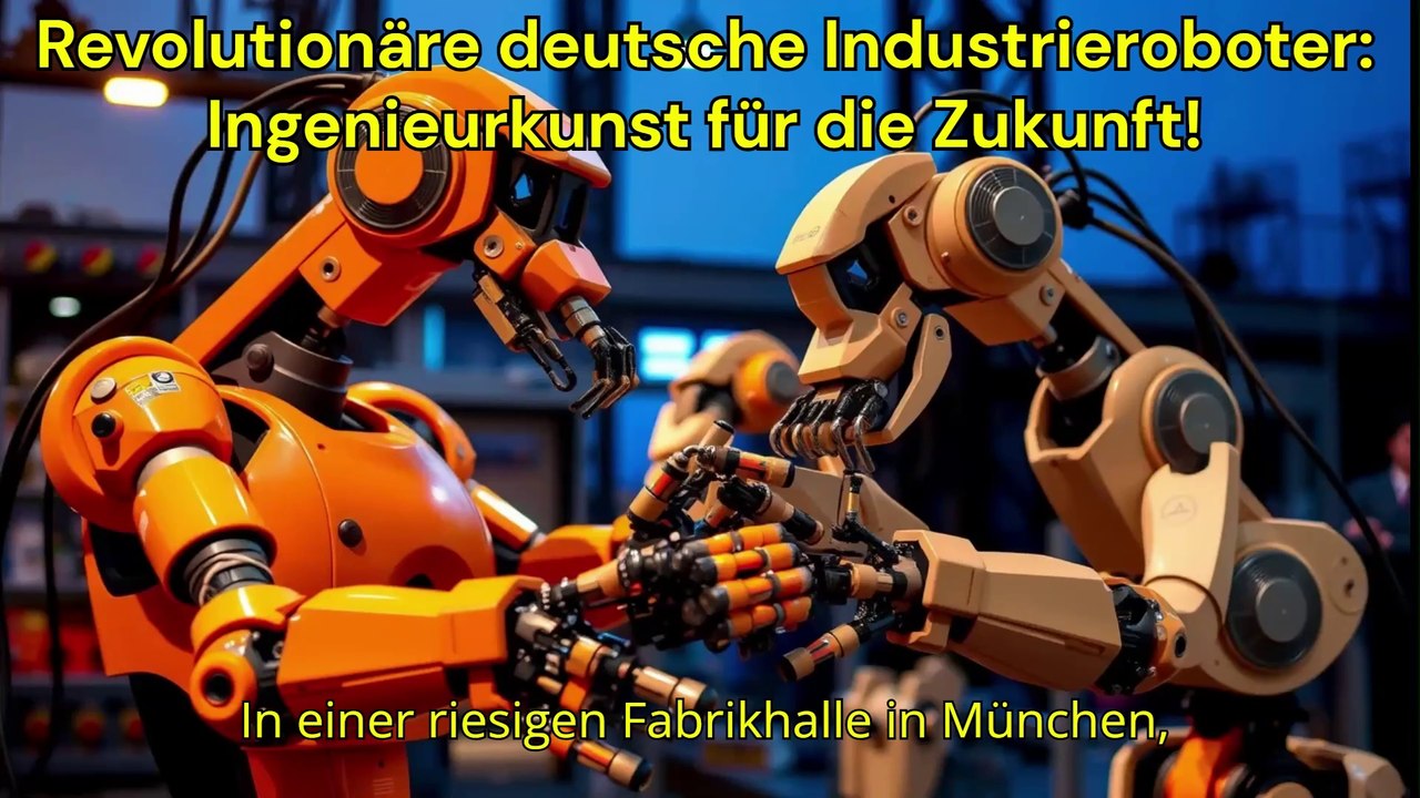 Revolutionäre deutsche Industrieroboter: Ingenieurkunst für die Zukunft!  🚀🤖 | V-41