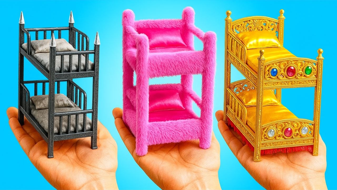 Style gothique contre style rose 🛏️✨ Qui a réalisé la meilleure transformation de lits superposés ?
