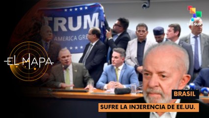 Legisladores de la oposición izaron una bandera en honor a Trump | Foto 23-07-2025