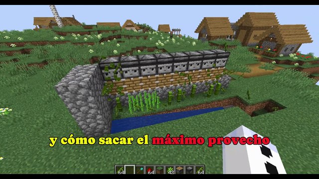 ¿Cómo hacer una granja de caña de azucar y bambu para minecraft 1.21? Java o Bedrock