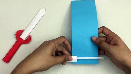 How to Make PAPER SWORD for Kids - Origami - 2