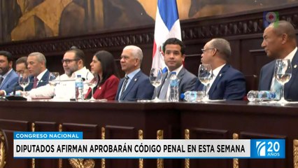 Cámara de Diputados aprobarán código penal | Primera Emisión SIN