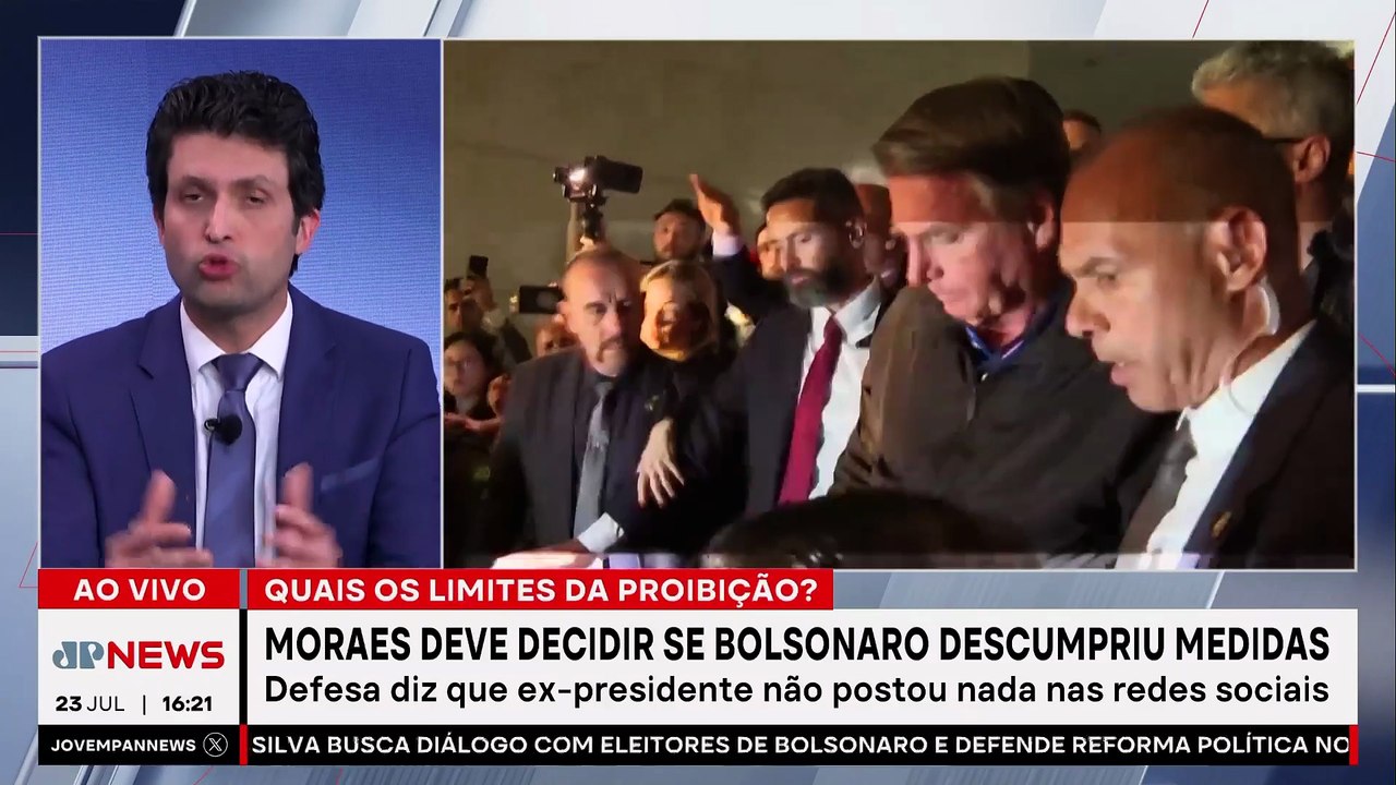 Ghani analisa medidas restritivas contra Bolsonaro e o que Moraes deve decidir