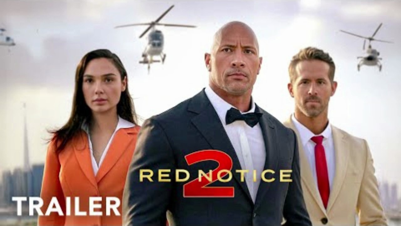 RED NOTICE 2 - Trailer  Dwayne Johnson, Ryan Reynolds, Gal Gadot  2025 Movie Trailers  Netflix - Countdown Studio (720p, h264)