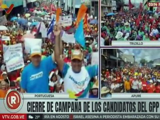 Portuguesa se desborda de alegría en el cierre de campaña de los candidatos del GPP