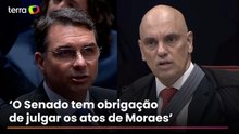 Flávio Bolsonaro protocola pedido de impeachment de Moraes no Senado: ‘Cruzou todos os limites’