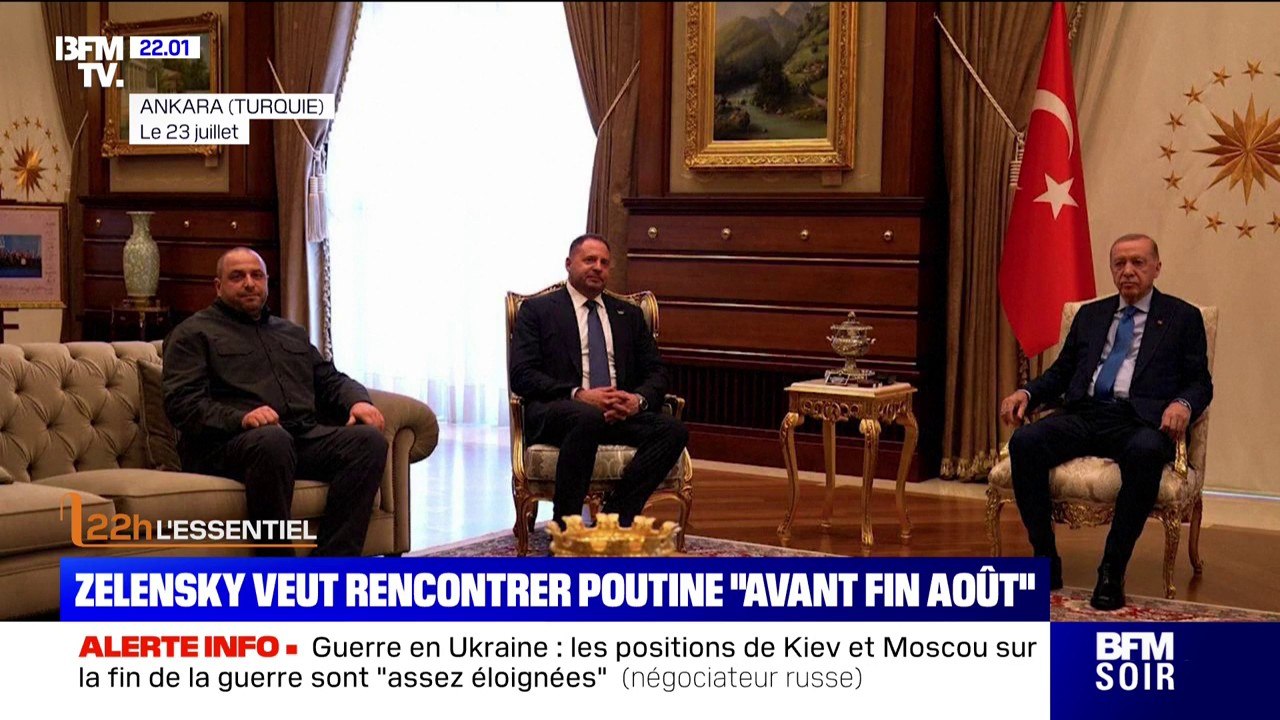 Pourparlers Ukraine/Russie: Kiev propose une rencontre entre Volodymyr Zelensky et Vladimir Poutine