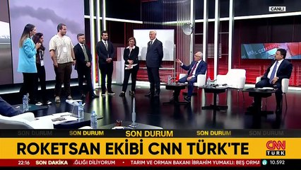Roketsan ekibi CNN TÜRK’te
