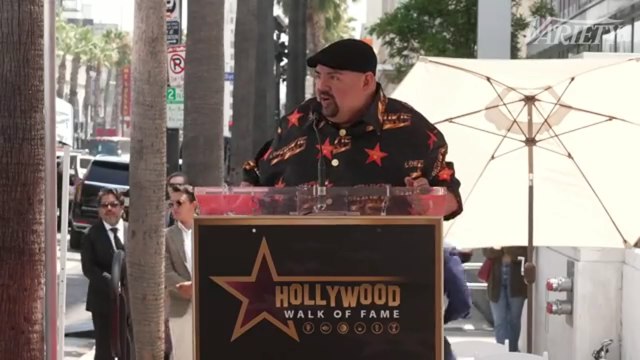 Gabriel Fluffy Iglesias honors Los Bukis at their Hollywood Walk of Fame ceremony