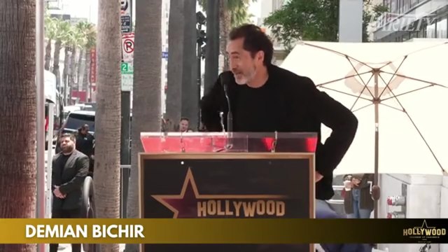 Demian Bichir honors Los Bukis at their Hollywood Walk of Fame ceremony