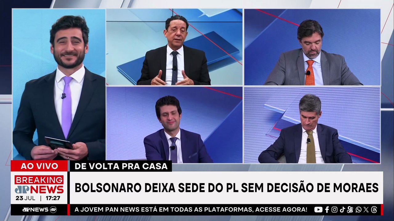 Bolsonaro deixa sede do PL ainda sem decisão de Moraes
