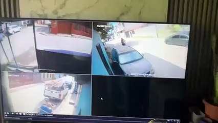 Momento de asalto a joven en Comayagua, centro de Honduras
