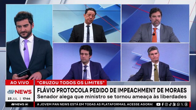 Flávio Bolsonaro protocola impeachment contra Moraes: “Cruzou todos os limites”