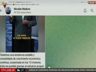Jefe de Estado: Tenemos una tendencia estable y consolidada de crecimiento económico