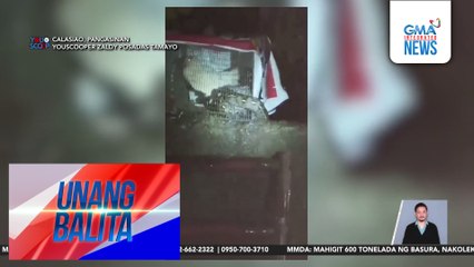 Malaking sawa, nakita sa kulungan ng manok sa gitna ng pagbaha | Unang Balita