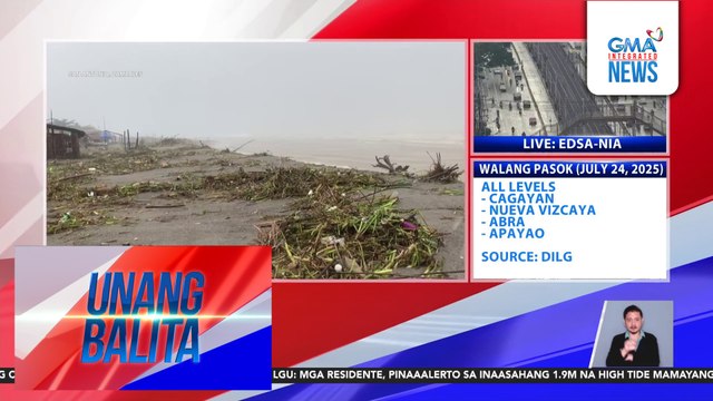 Ilang bahagi ng Zambales, nakaranas ng malakas na ulan dahil sa Habagat | Unang Balita