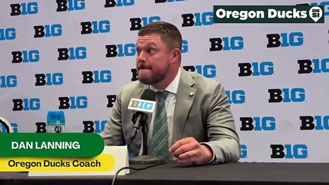 Oregon Ducks Dan Lanning discusses important traits in a quarterbacks and leadership