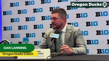 Oregon Ducks Dan Lanning discusses how the ducks handle high expectations