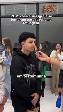 Igreja faz sessão de tatuagem coletiva em fiéis e gera críticas nas redes sociais