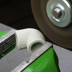 Crafting an equal cross PVC pipe joint!