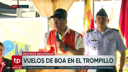 Santa Cruz: BoA inicia vuelos regionales desde El Trompillo