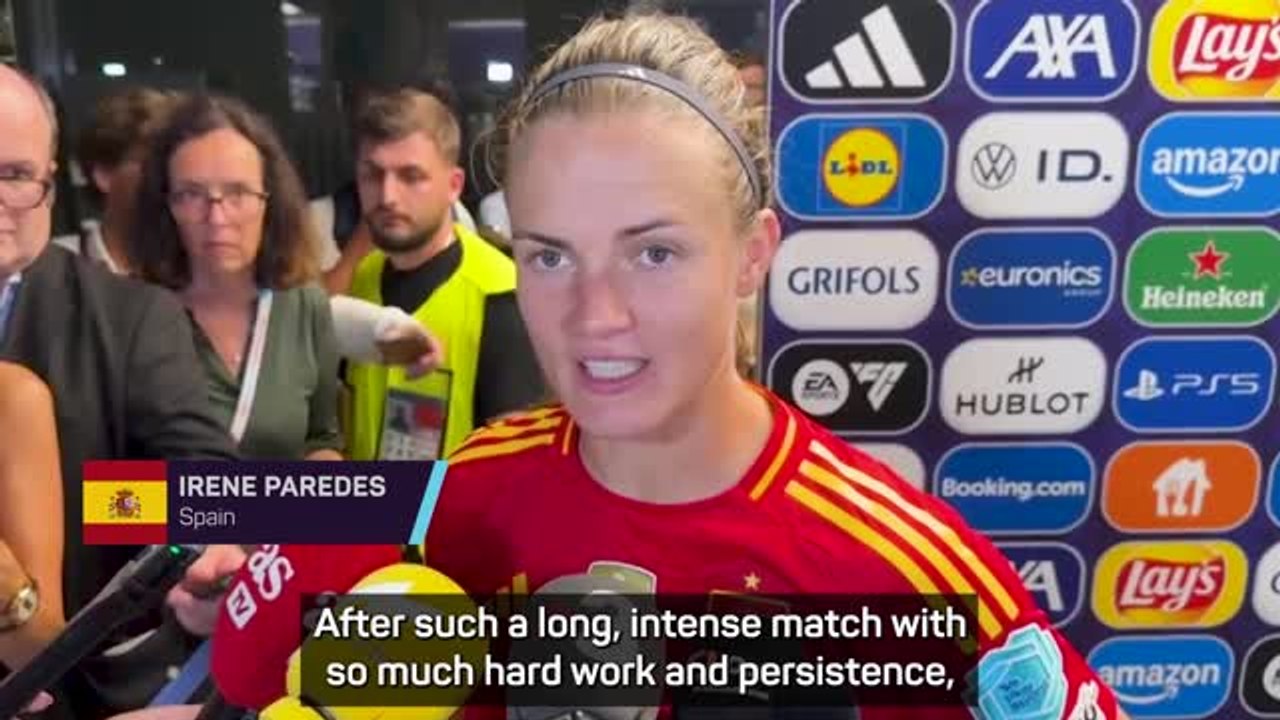 Spain 'really happy to make history' in reaching first Euros final - Paredes
