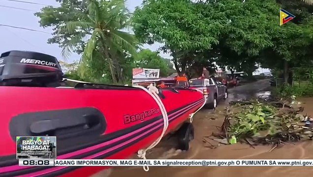 Mag-asawang senior citizen sa Mamburao, Occidental Mindoro, nasagip matapos ang mabilis na pagtaas ng baha; Mga residente ng Sitio Lagundian, ligtas ring nailikas ng mga kawani ng PDRRMO