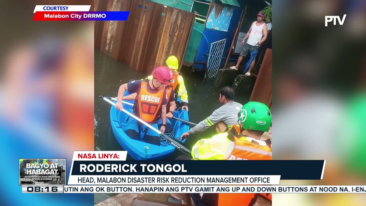 Panayam kay Malabon City DRMMO Head, Roderick Tongol hinggil sa lagay ng mga evacuee at mga hakbang ng LGU para sa mga apektado ng masamang panahon