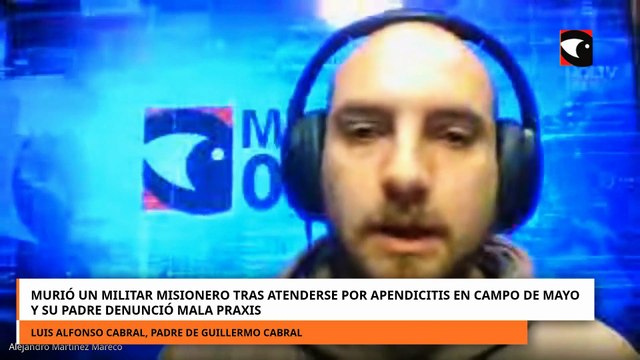 Murió un militar misionero tras atenderse por apendicitis y su padre denunció mala praxis