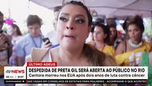 Despedida de Preta Gil será aberta ao público no Rio de Janeiro