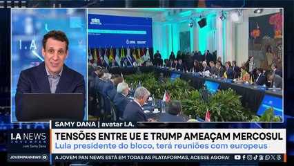 Samy Dana: tensões entre União Europeia e Trump ameaçam Mercosul  | IA NEWS