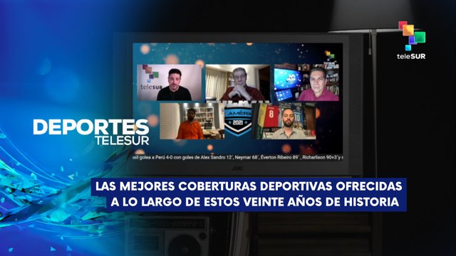 Coberturas deportivas 20º aniversario teleSUR DEPORTES TELESUR 23-07-2025