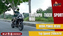 RODA PANAS REVIU | Triumph Tiger Sport 800