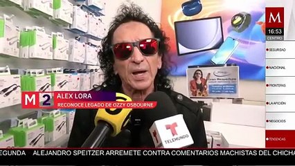 Alex Lora reconoce el legado de Ozzy Osbourne