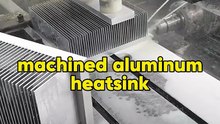 machined aluminum heatsink