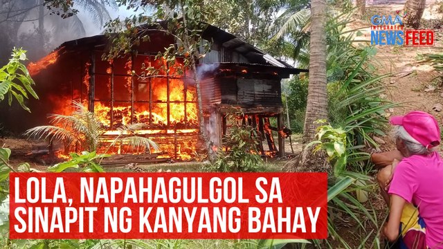 Lola, napahagulgol sa sinapit ng kanyang bahay | GMA Integrated Newsfeed